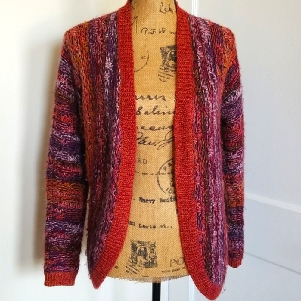 Retro Multicolor Cardigan